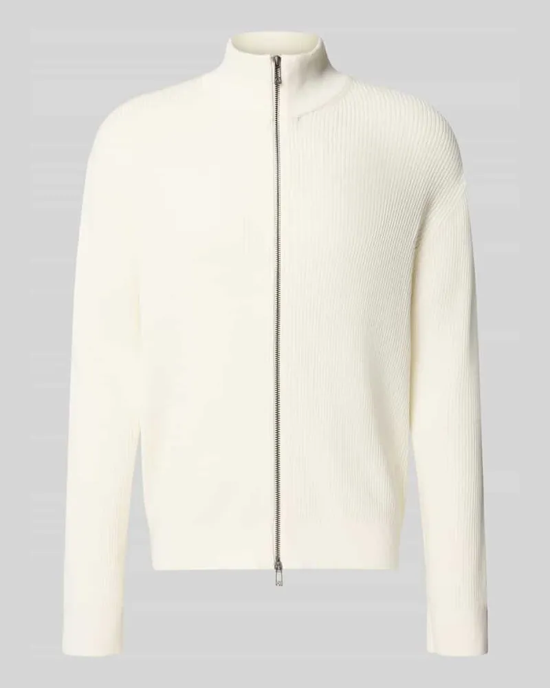 Armani Exchange Strickjacke mit Stehkragen 