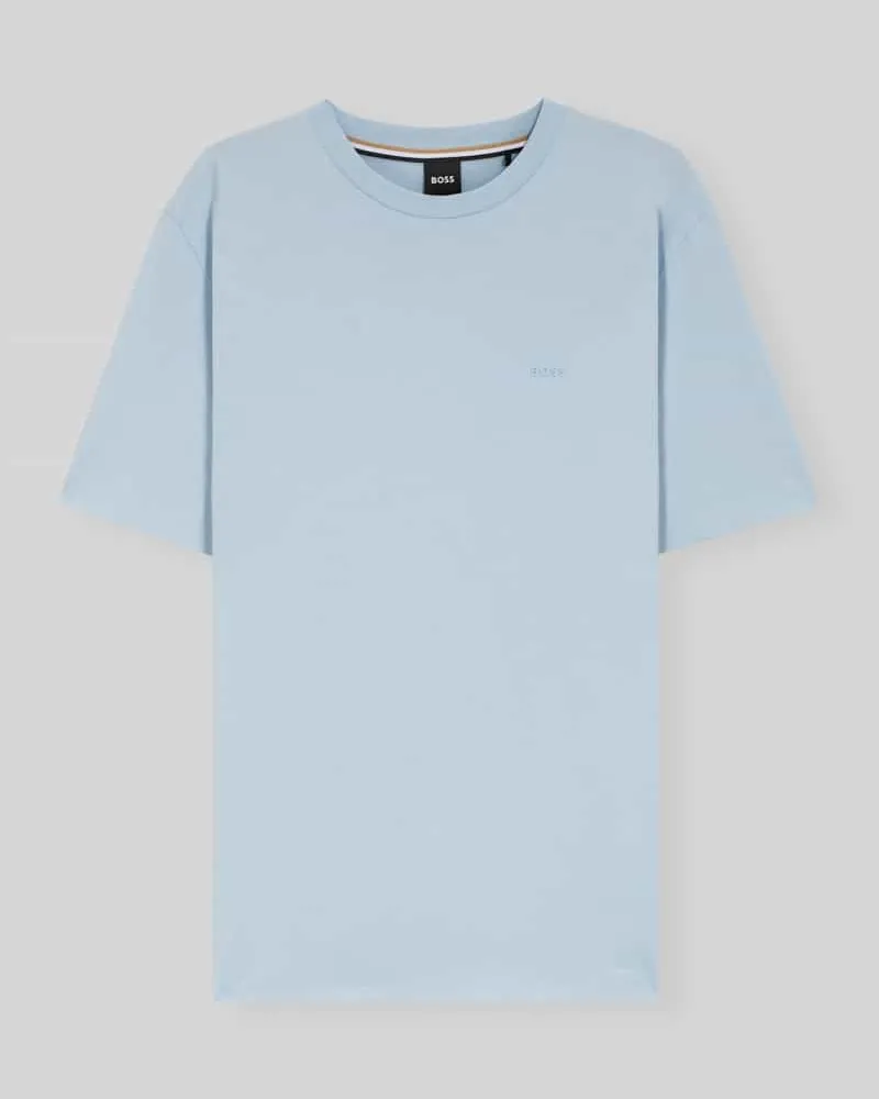 HUGO BOSS Regular Fit T-Shirt aus reiner Baumwolle Modell 'Thompson 01 Bleu