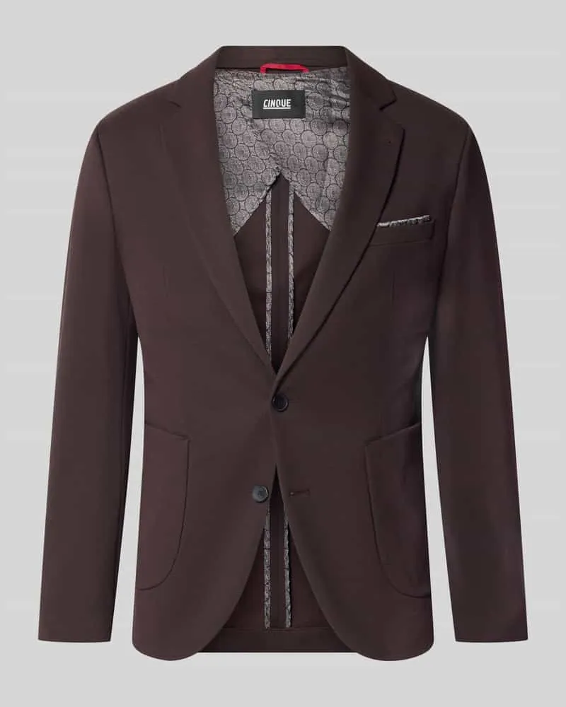 cinque Slim Fit Sakko mit Viskose-Anteil Modell 'Data Bordeaux