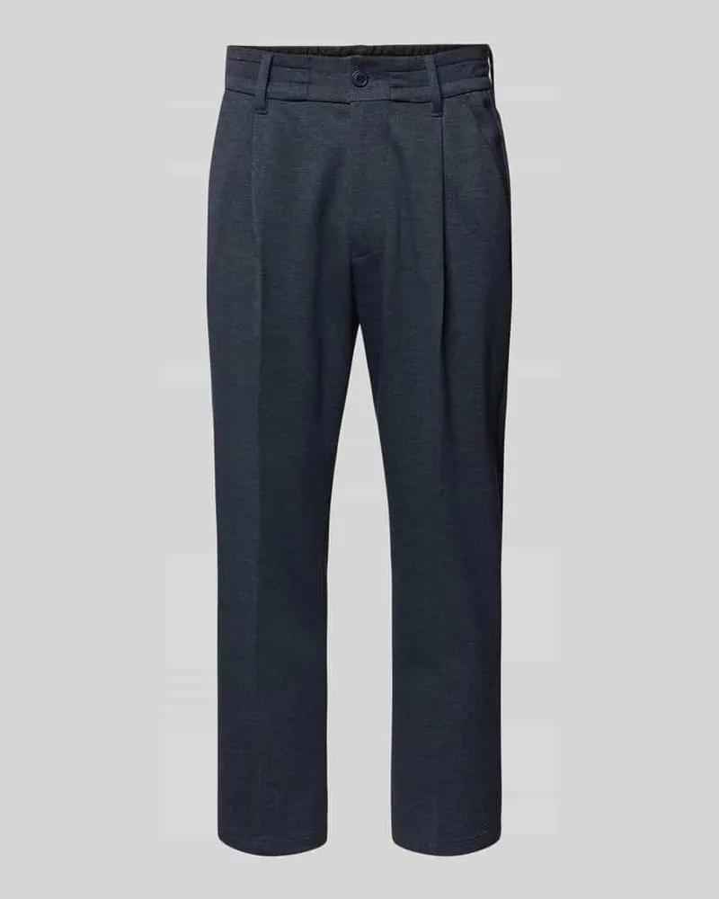 Drykorn Anzughose in unifarbenem Design Modell 'CHASY Marine