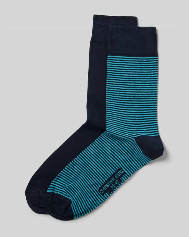 Christian Berg Socken mit Label-Detail 