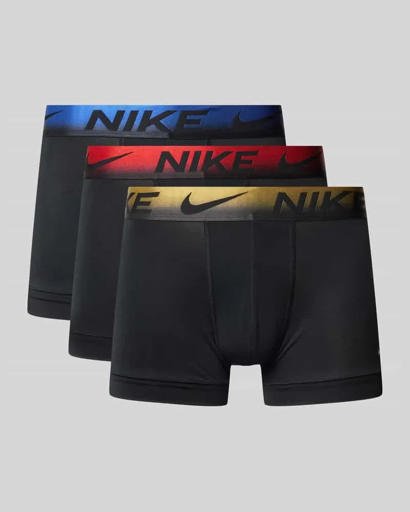 Nike Dri-Fit Trunks mit elastischem Label-Bund im 3er-Pack 