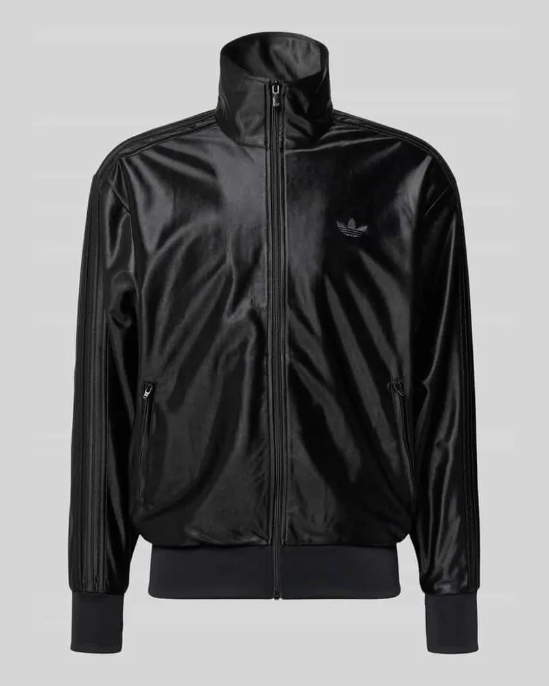 adidas Sweatjacke mit Stehkragen Black