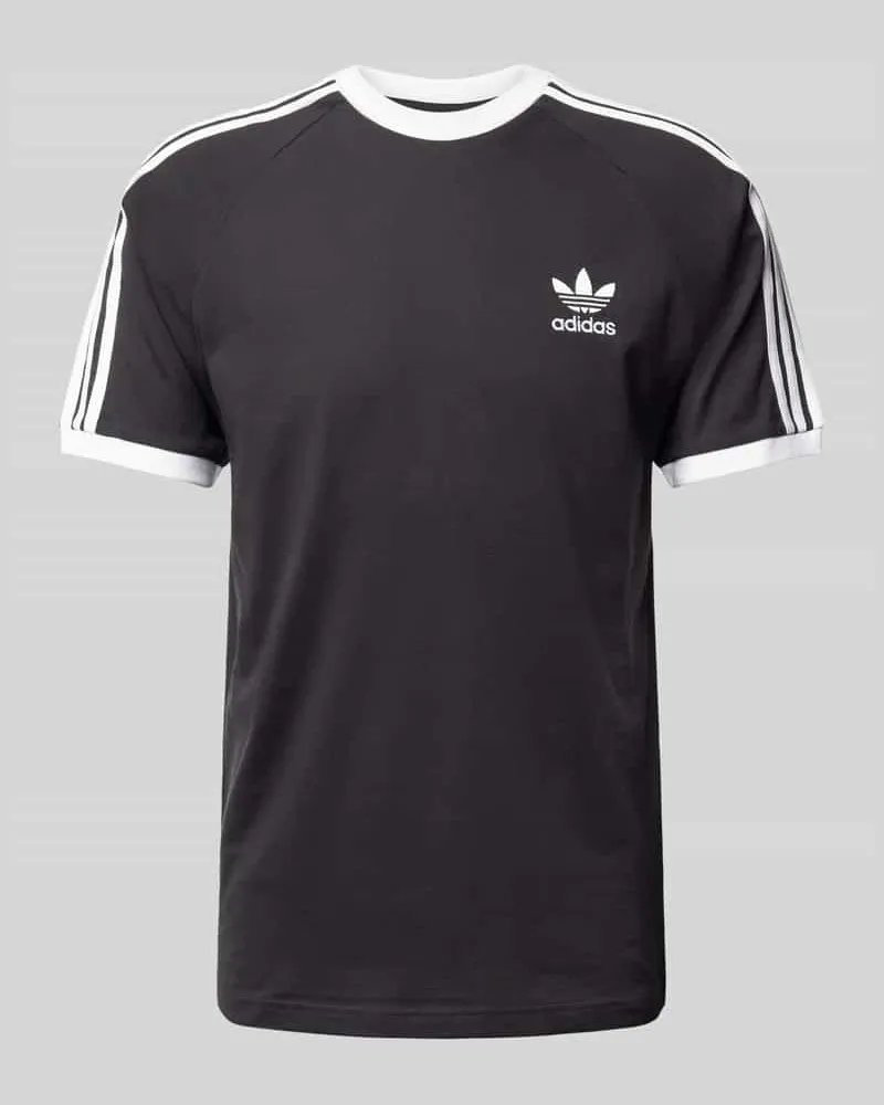 adidas T-Shirt mit Label-Stitching 