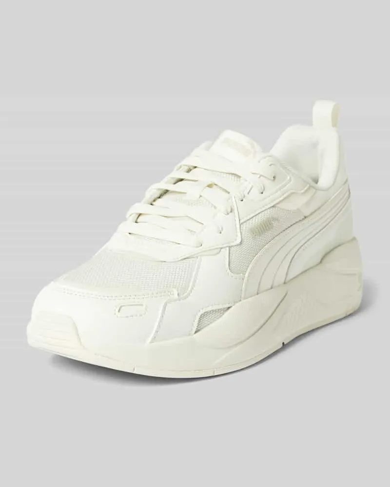 Puma Chunky Sneaker mit Label-Print Modell 'X-Ray 3 Beige