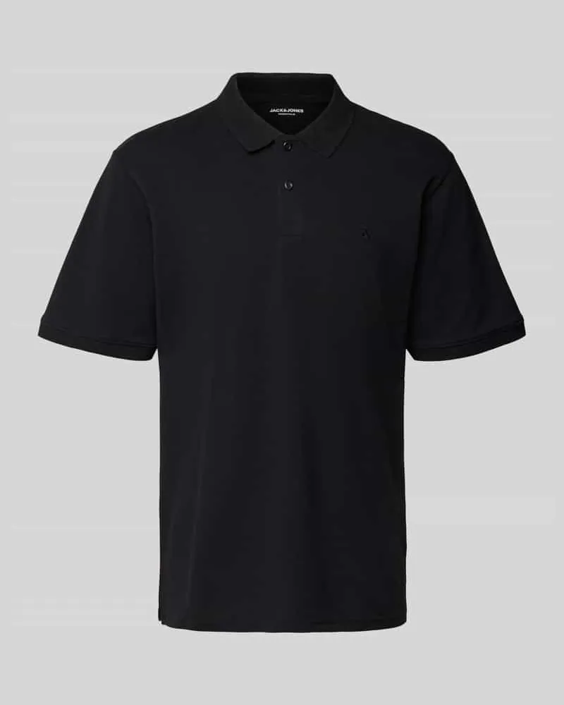 Jack & Jones Poloshirt mit kurzer Knopfleiste 