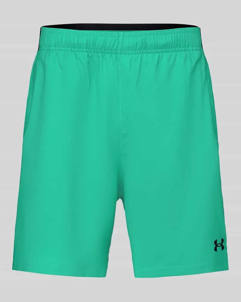 Under Armour Sportshorts mit elastischem Logobund Gruen