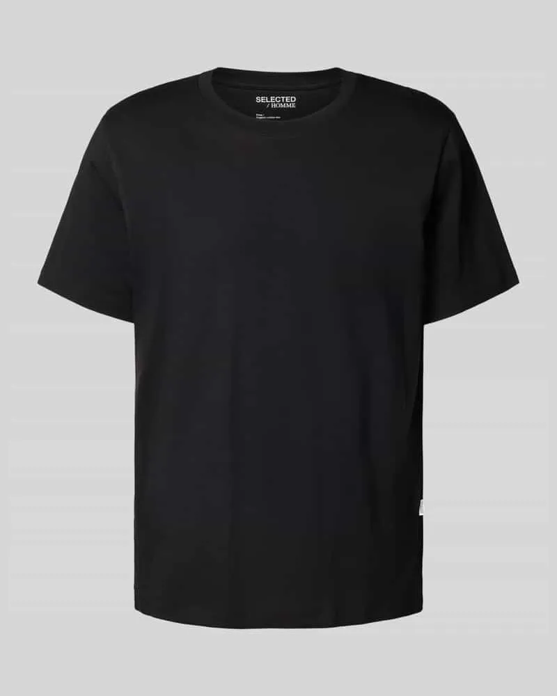 Selected Homme Regular Fit T-Shirt aus Baumwoll-Mix Modell 'ASPEN 
