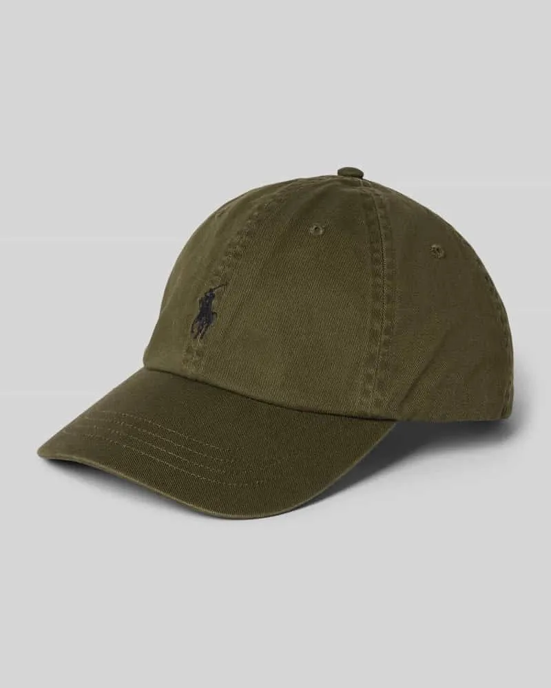 Ralph Lauren Basecap mit Label-Stitching Oliv