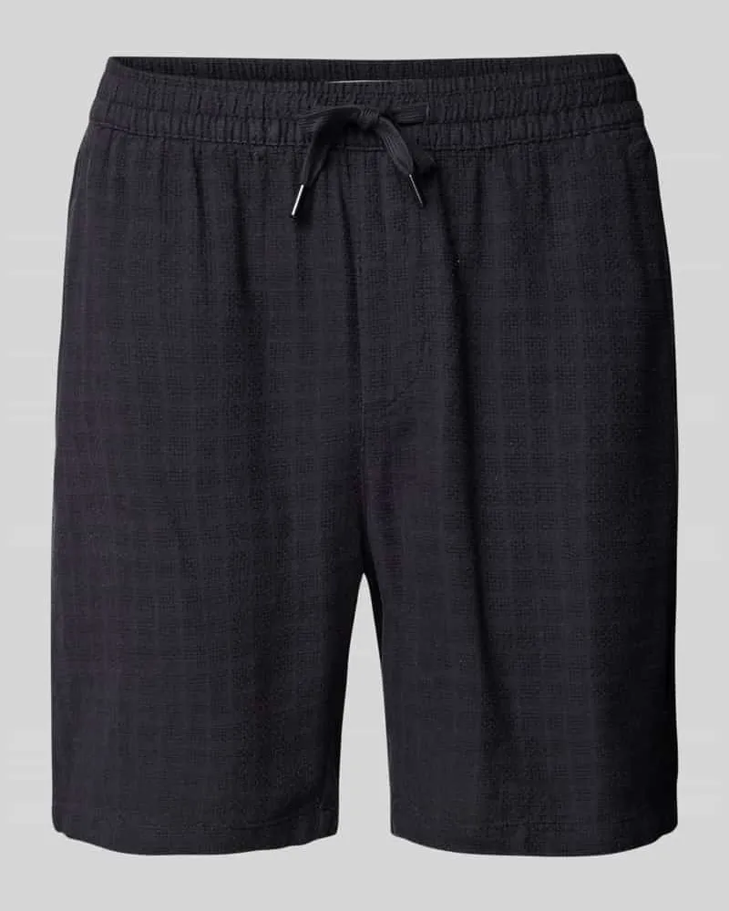 Only & Sons Loose Fit Shorts aus Viskose-Mix mit Leinen-Anteil Modell 'TEL 