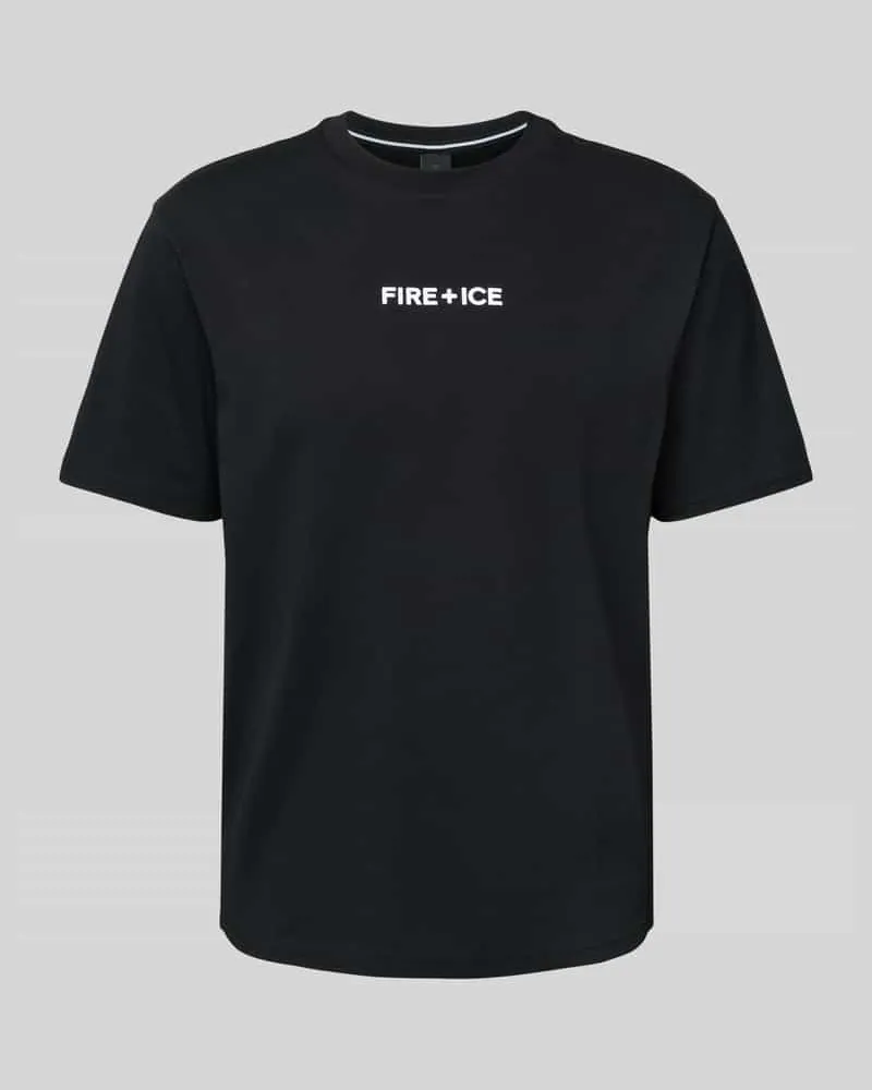 Bogner Poloshirt mit Label-Print Modell 'MICK Black