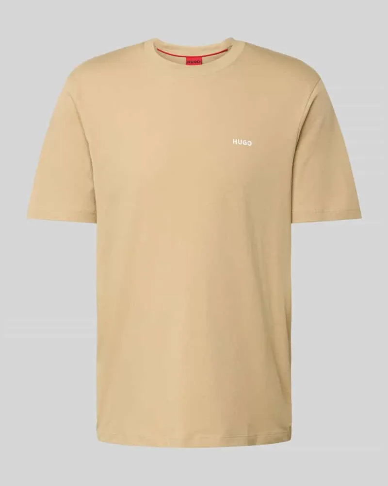 HUGO BOSS T-Shirt mit Label-Print Modell 'Dero 