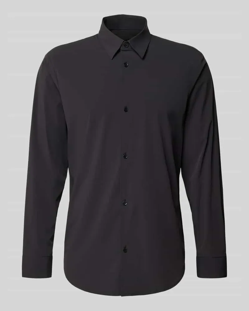 Armani Exchange Regular Fit Freizeithemd mit Kentkragen 
