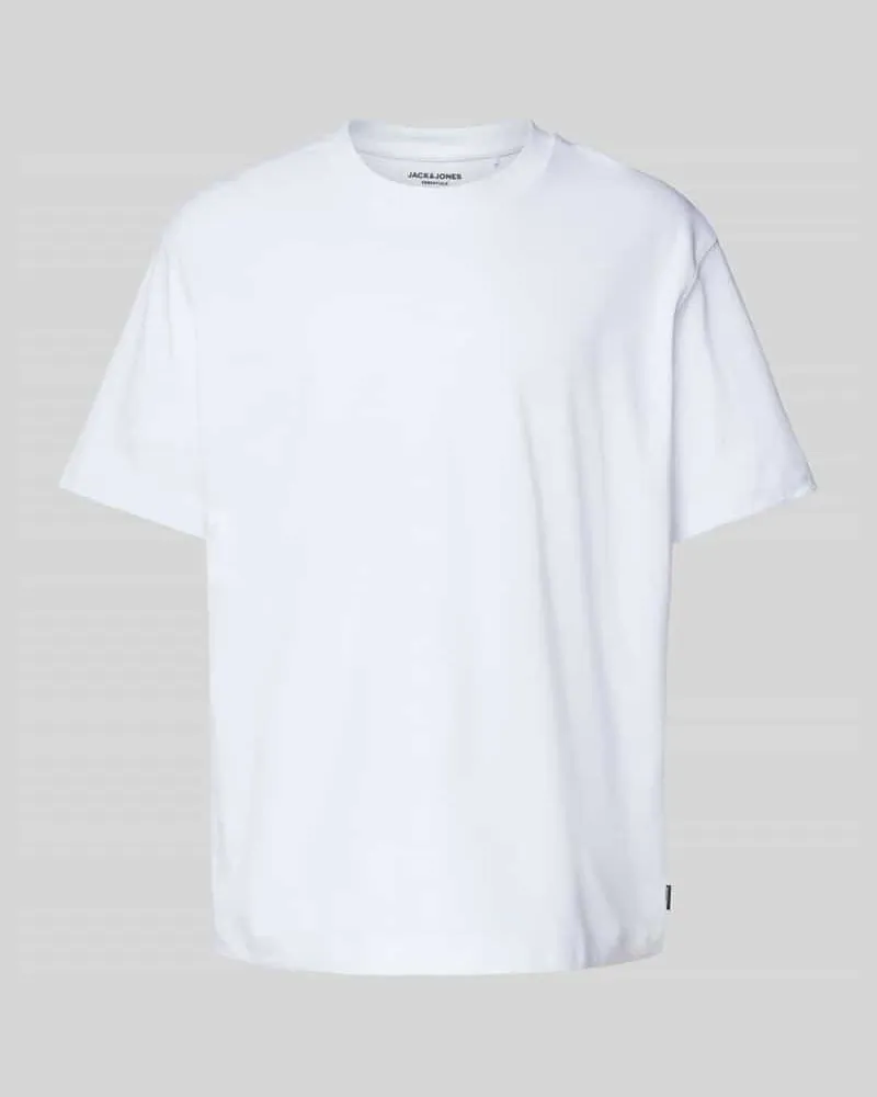 Jack & Jones T-Shirt mit Label-Detail Modell 'EURBAN EDGE Weiss