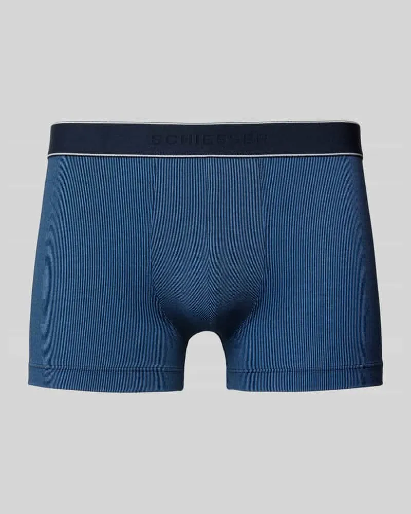 Schiesser Boxershorts mit elastischem Logo-Bund Royal