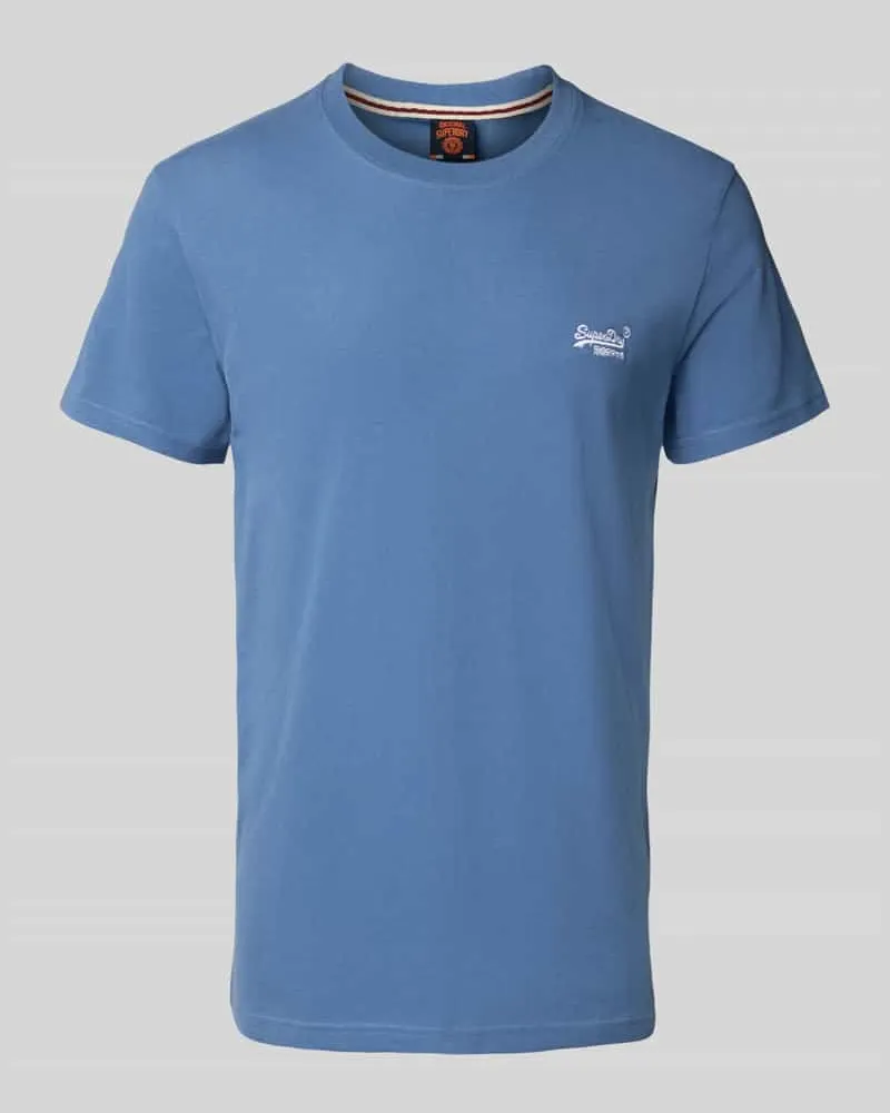 Superdry. T-Shirt mit Label-Stitching 