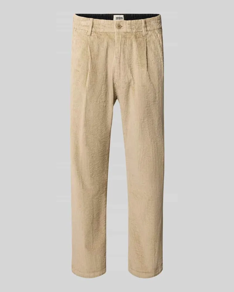 Drykorn Straight Fit Hose aus Baumwoll-Mix Modell 'Chasy Beige