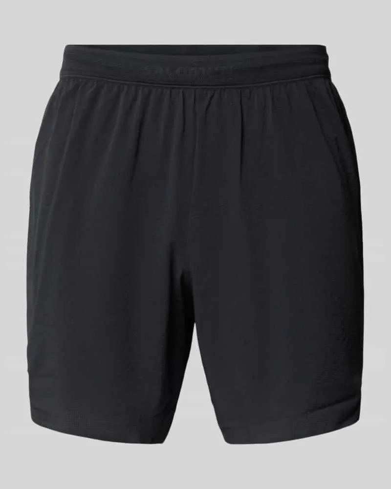 Salomon Shorts mit elastischem Bund Black