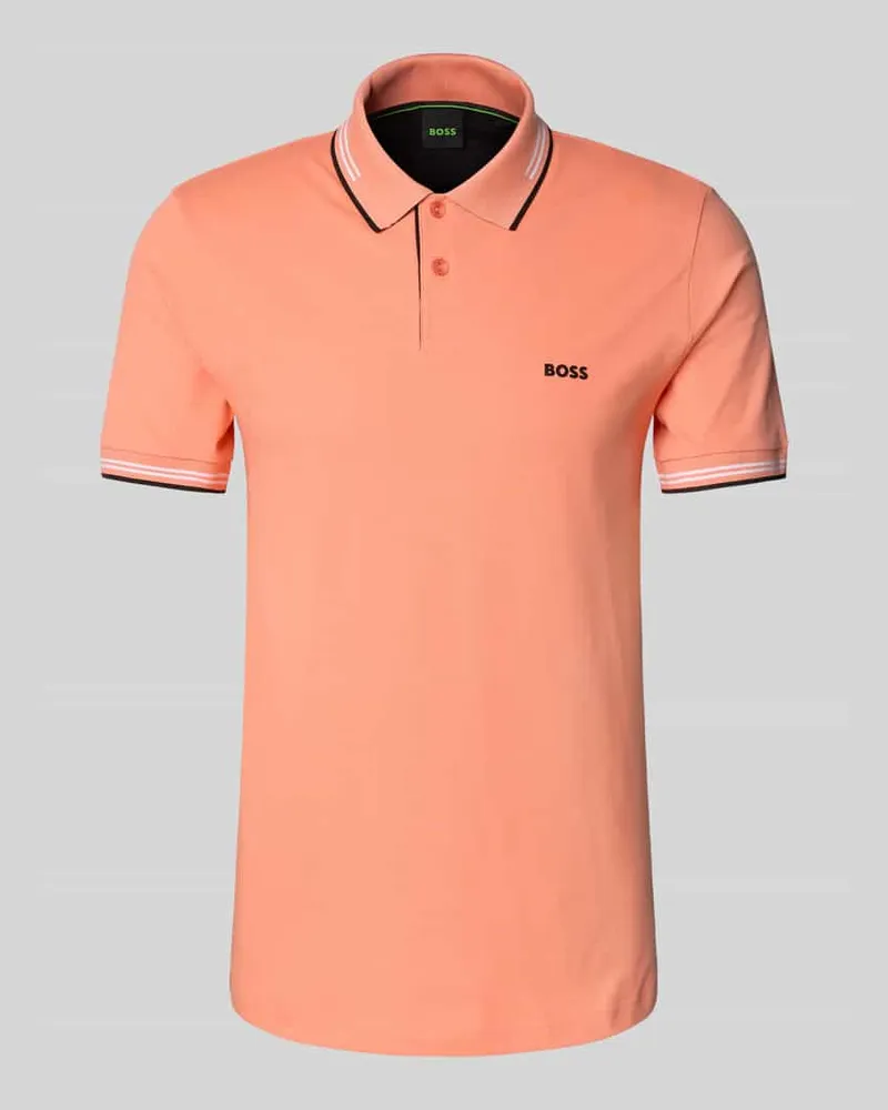 HUGO BOSS Poloshirt mit Label-Detail Modell 'Paul 