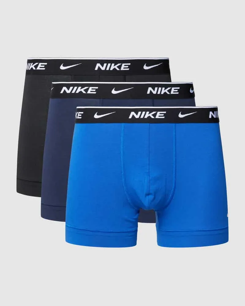 Nike Trunks mit elastischem Logo-Bund Blau