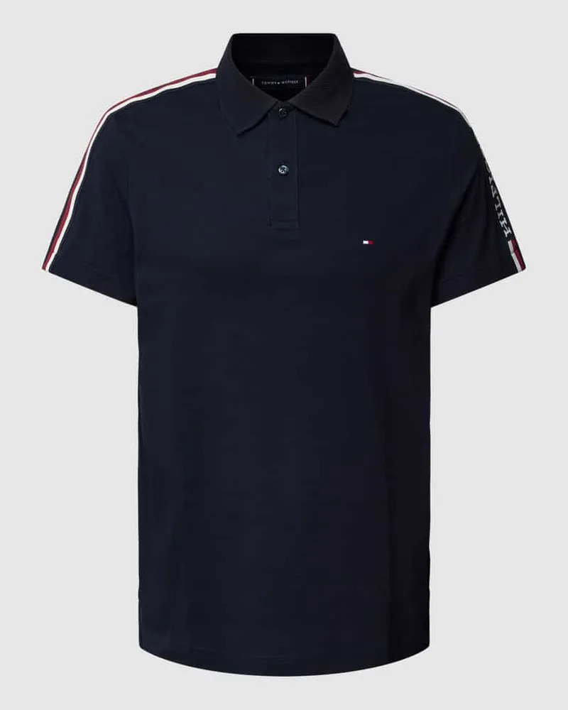 Tommy Hilfiger Regular Fit Poloshirt mit Kontraststreifen 