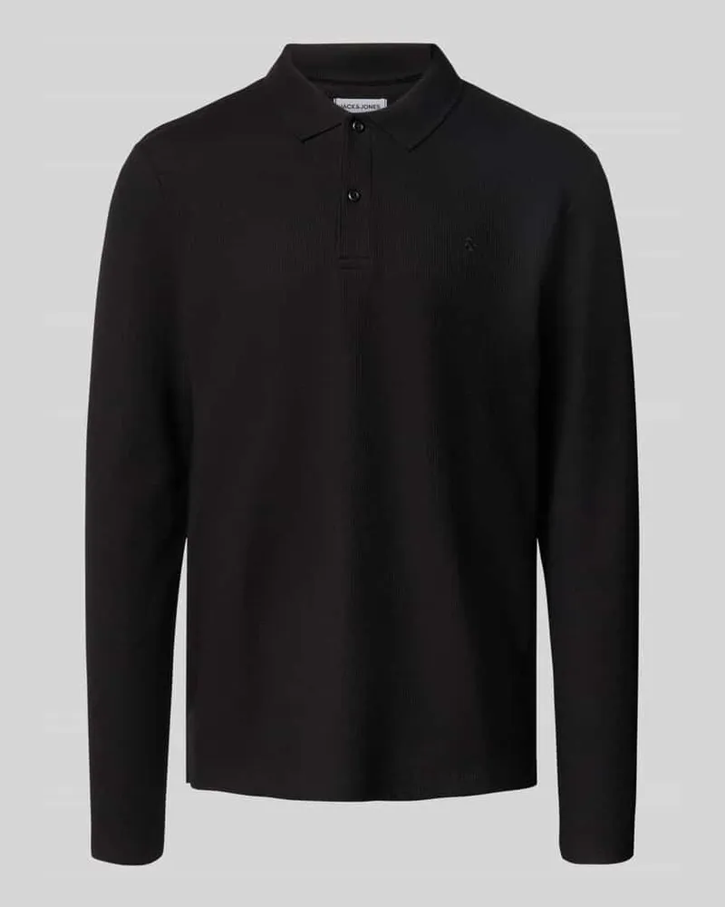 Jack & Jones Regular Fit Poloshirt mit Strukturmuster Modell 'AUSTIN 