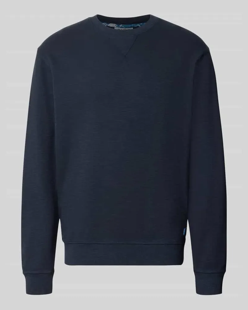 Scotch&Soda Regular Fit Sweatshirt aus Baumwoll-Mix Marine