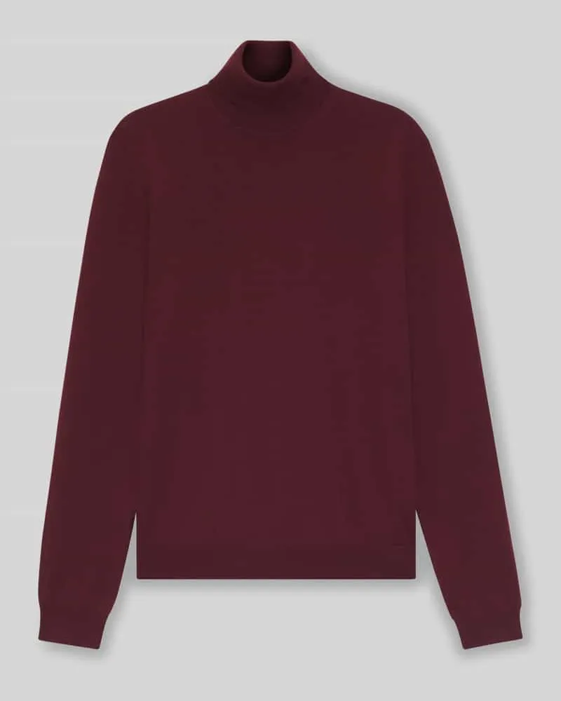 HUGO BOSS Regular Fit Rollkragenpullover aus reiner Schurwolle Modell 'SAN THOMAS 