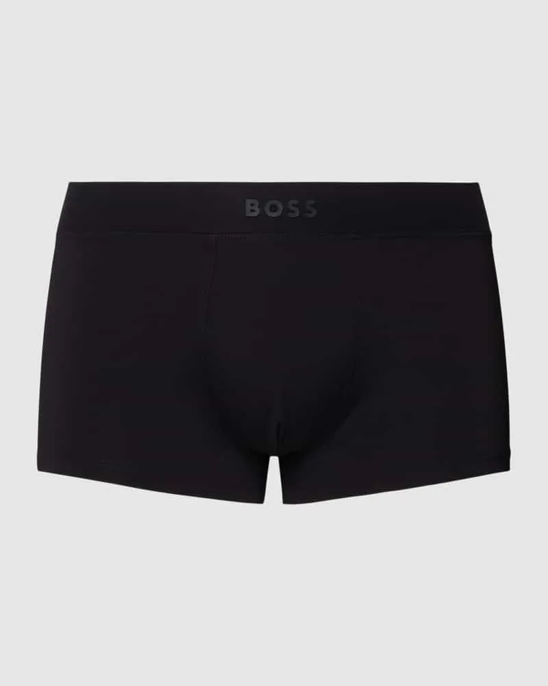 HUGO BOSS Trunks mit Label-Print Modell 'Energy Black