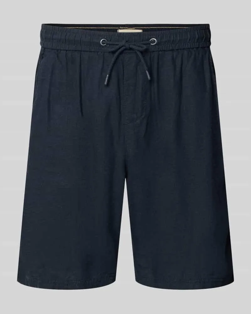 Blend Shorts aus Leinen-Viskose-Mix Modell 'MALVIN Marine