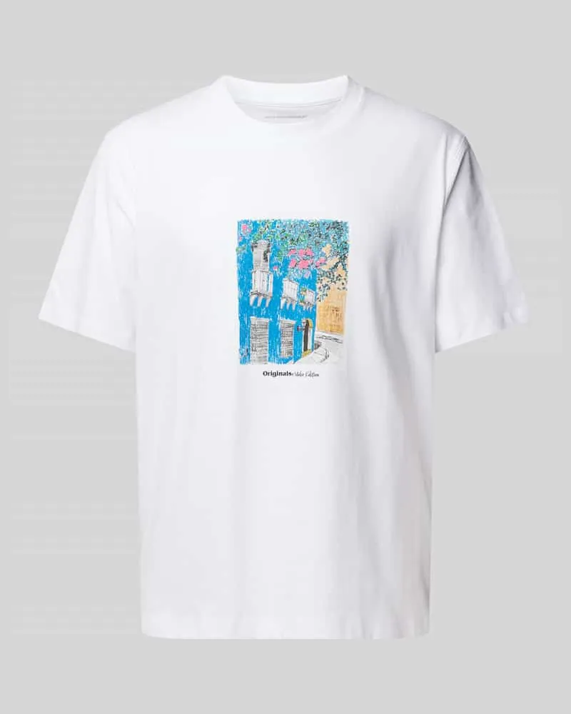 Jack & Jones T-Shirt mit Motiv-Print Modell 'PAROS 