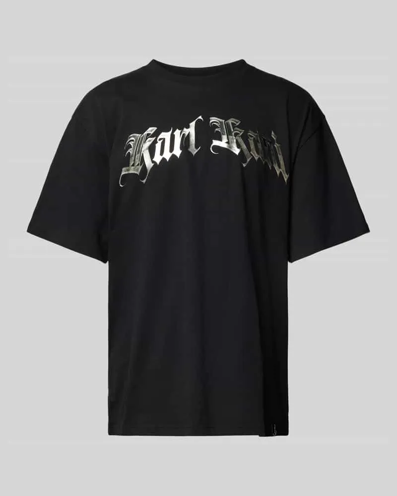 Karl Kani T-Shirt mit Label-Print 