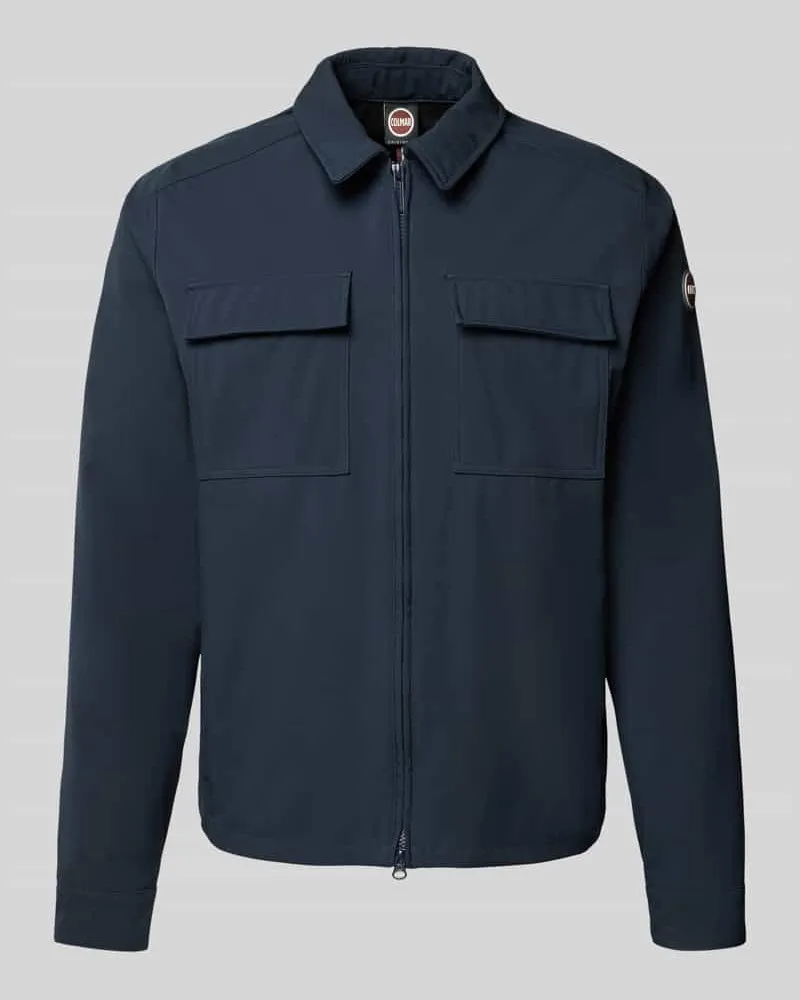 Colmar Regular Fit Hemdjacke mit Umlegekragen Marine