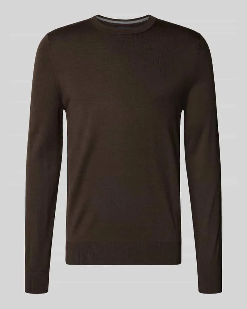 Christian Berg Regular Fit Longsleeve aus Woll-Mix 