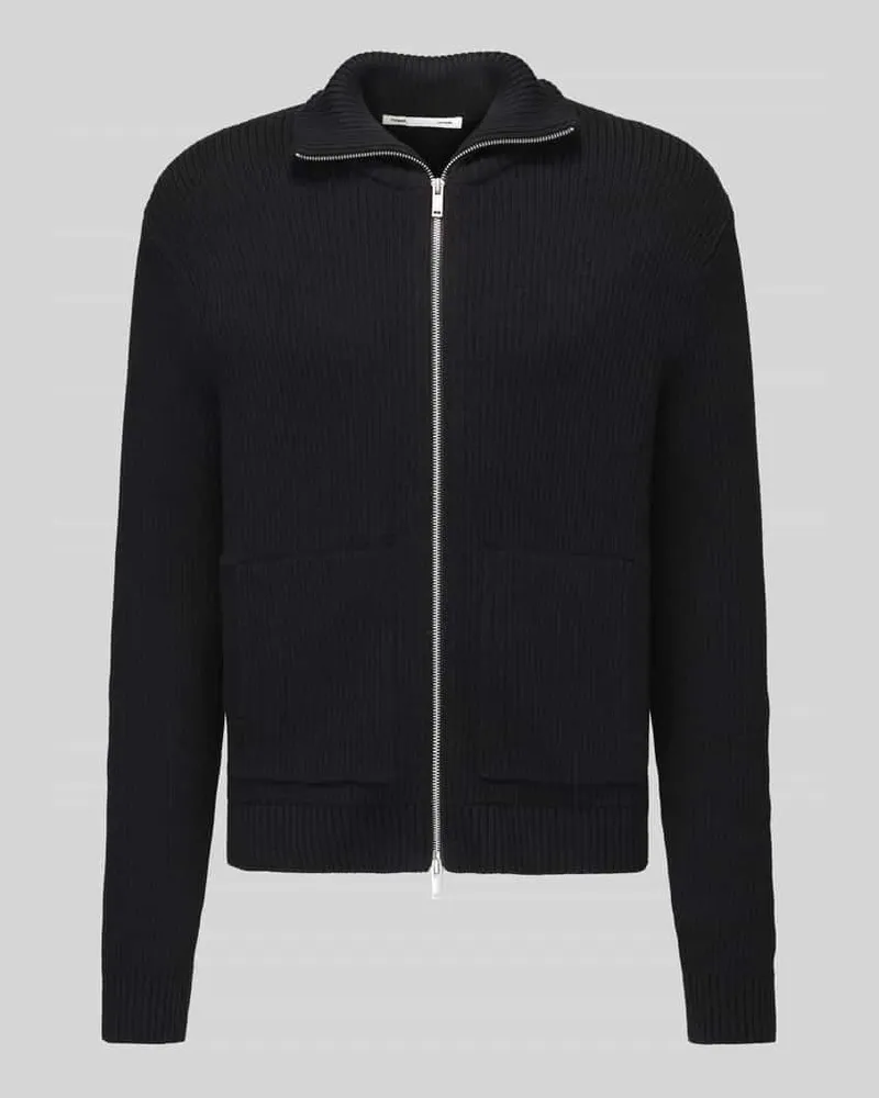 Only & Sons Strickjacke mit Zweiwege Reißverschluss Black