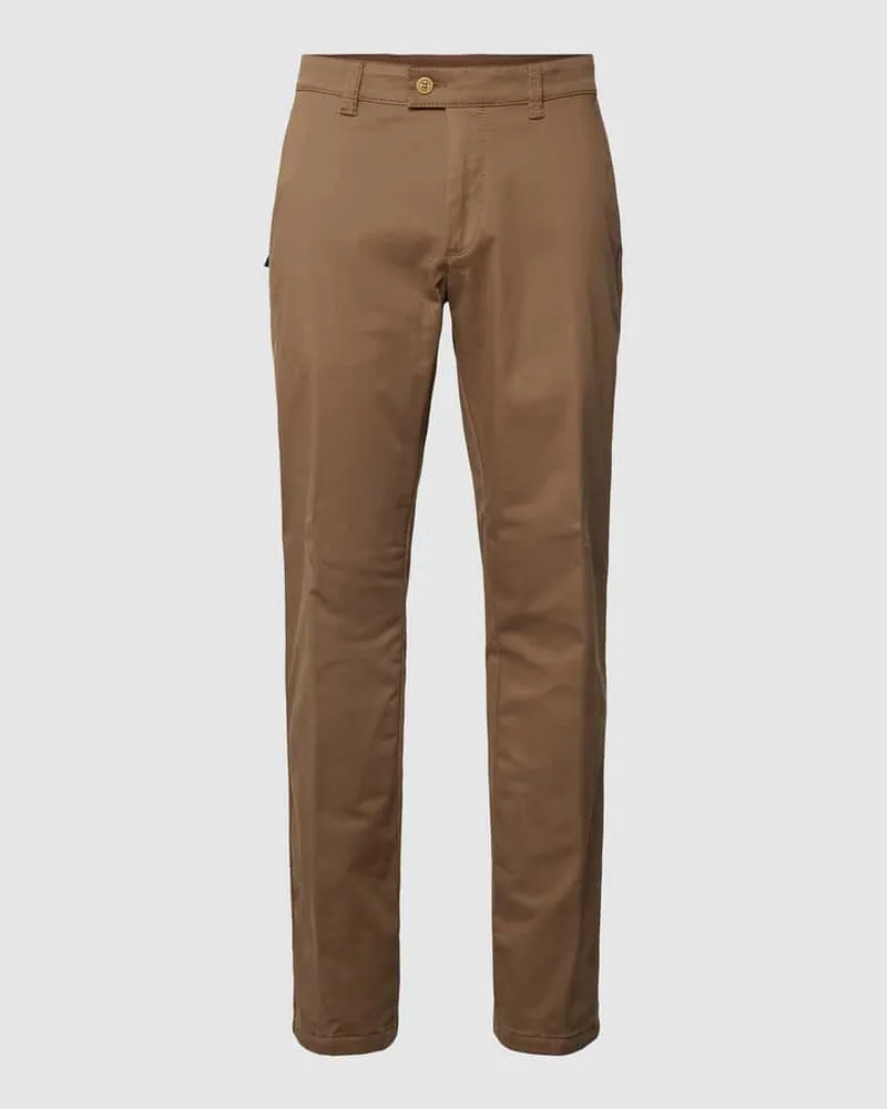 Brax Chino mit seitlichen Eingrifftaschen Modell 'JIM Beige