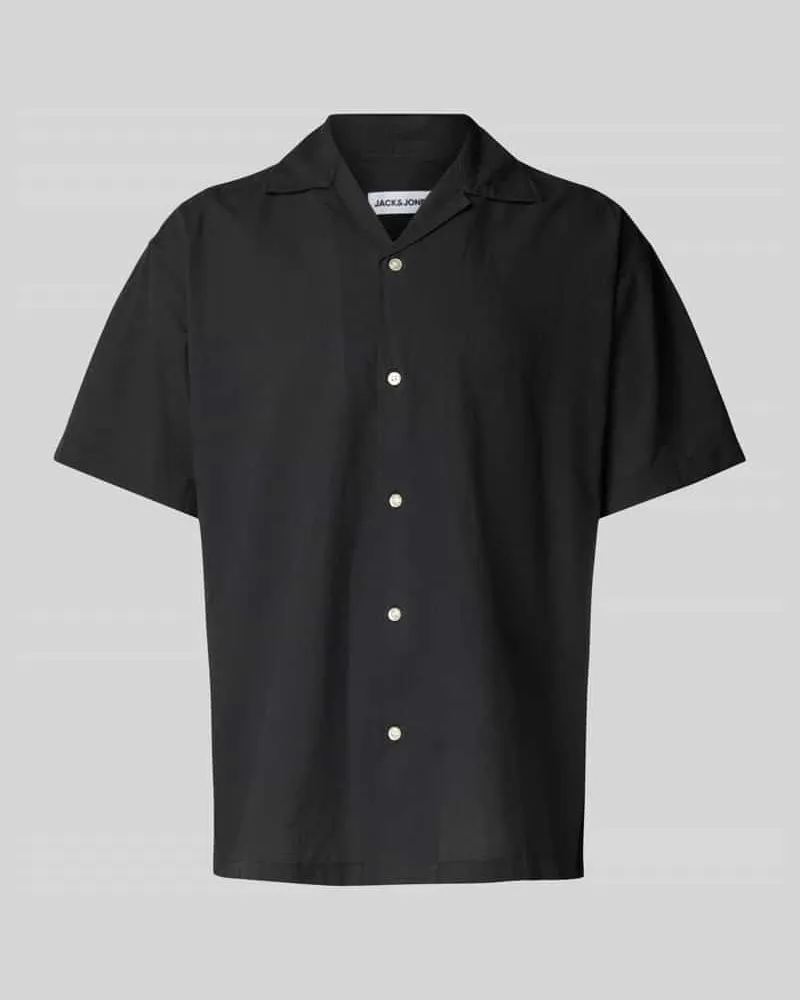Jack & Jones Regular Fit Freizeithemd aus Baumwoll-Leinen-Mix Modell 'BREEZE 