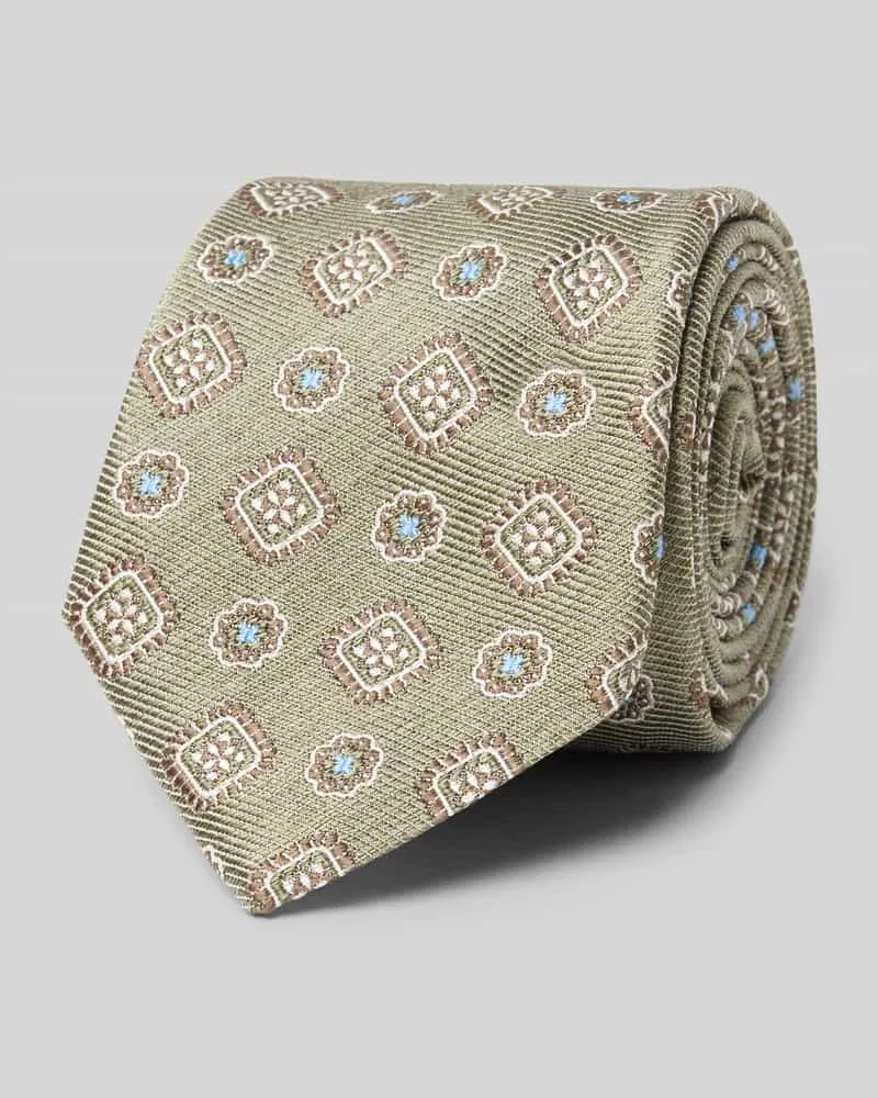 Altea Krawatte mit Label-Detail Modell 'Nilo Gruen