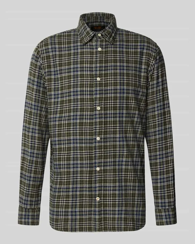 Jack & Jones Regular Fit Freizeithemd mit Kentkragen Modell 'FIELD Oliv