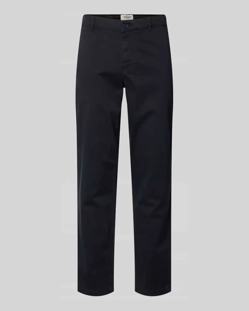 Jack & Jones Straight Fit Chino mit Eingrifftaschen Modell 'Vance Black