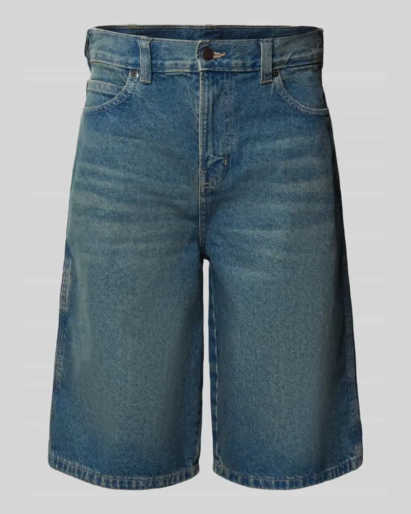Dickies Loose Fit Bermudas mit Eingrifftaschen Jeansblau