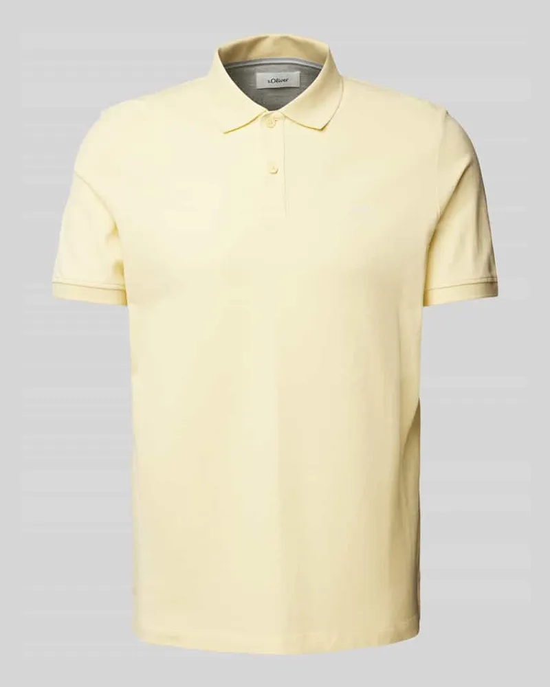 S.Oliver Regular Fit Poloshirt aus Baumwoll-Piqué 