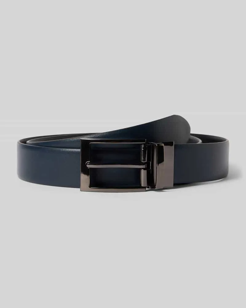 Lloyd Belts Wendegürtel aus echtem Leder Modell 'WENDER Black