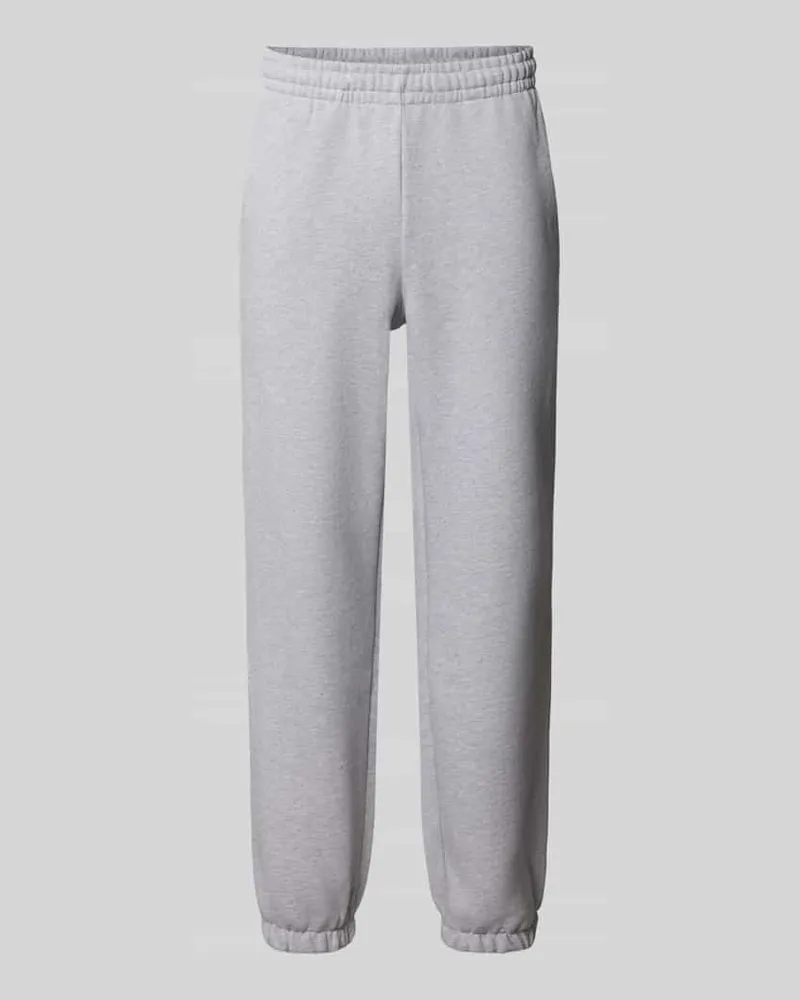 Lacoste Regular Fit Sweathose aus Baumwoll-Mix Hellgrau