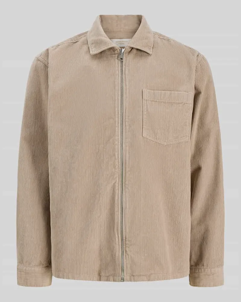 Jack & Jones Bomberjacke mit Cordstruktur Beige