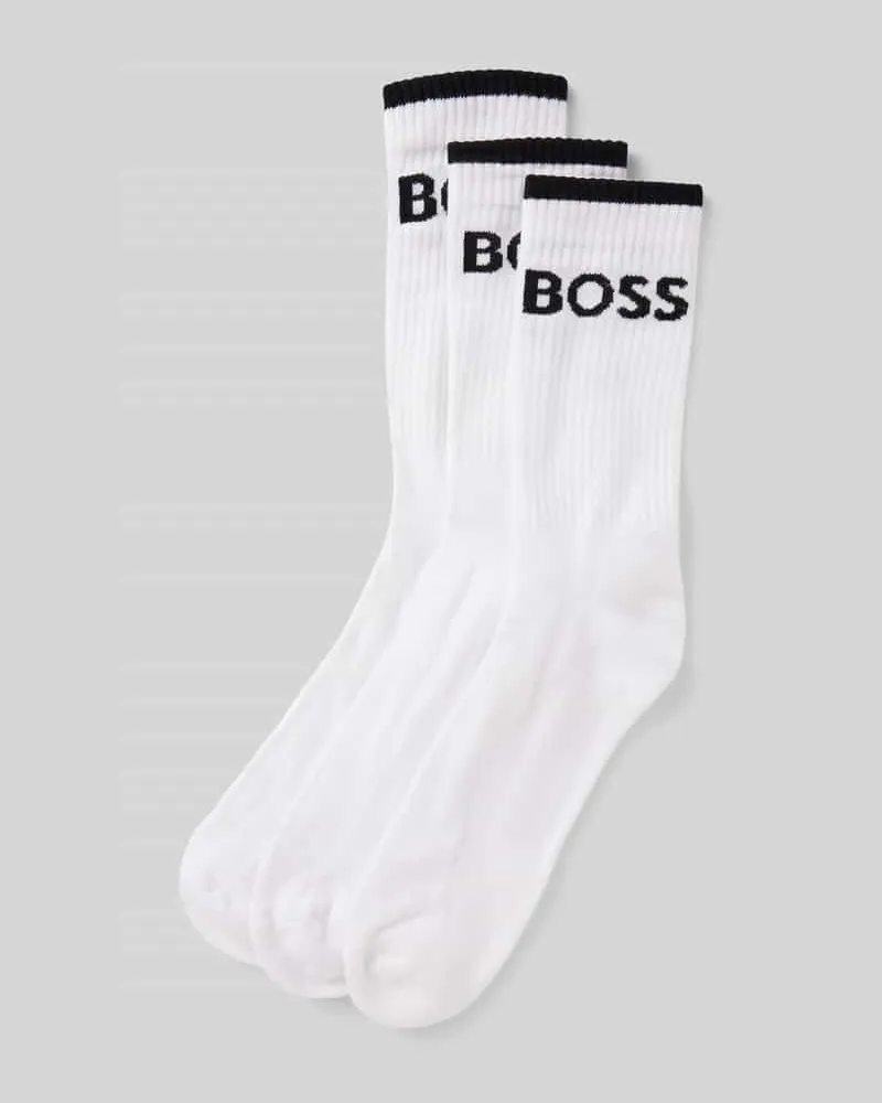 HUGO BOSS Socken mit Label-Stitching im 6er-Pack 
