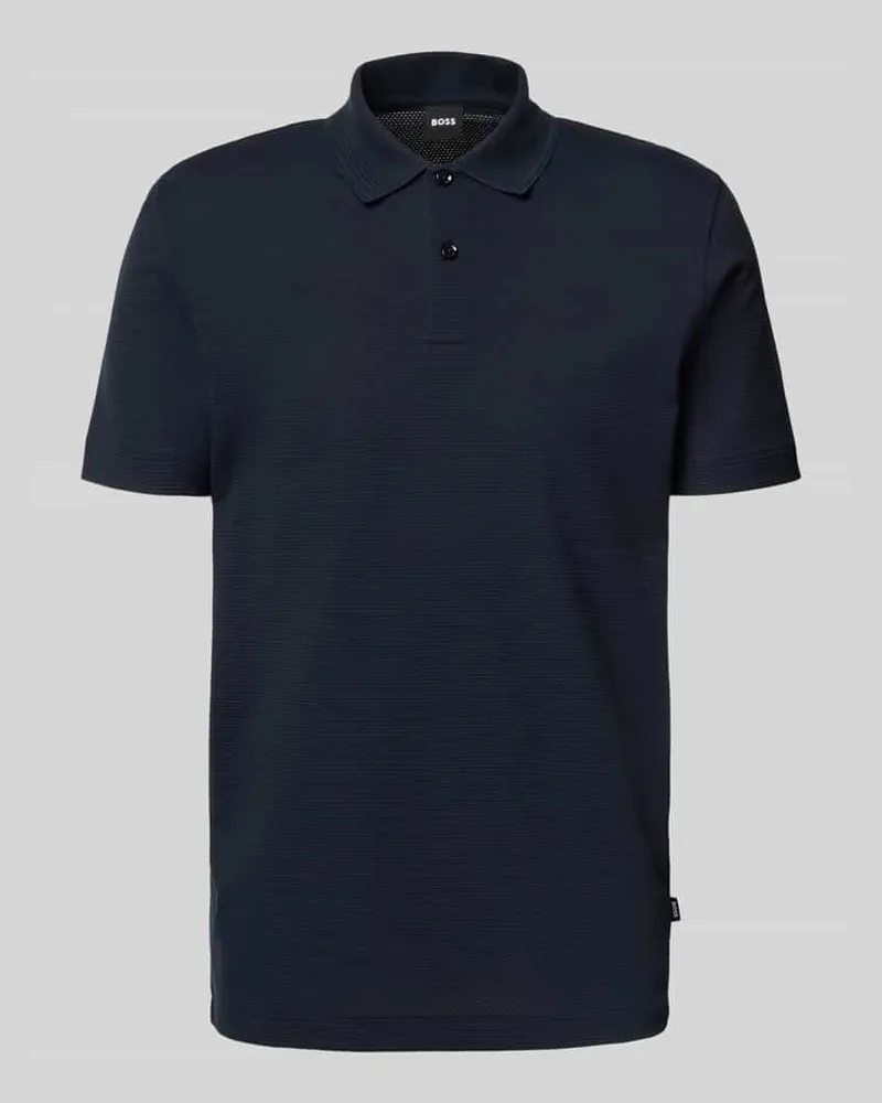 HUGO BOSS Regular Fit Poloshirt aus Baumwoll-Mix 