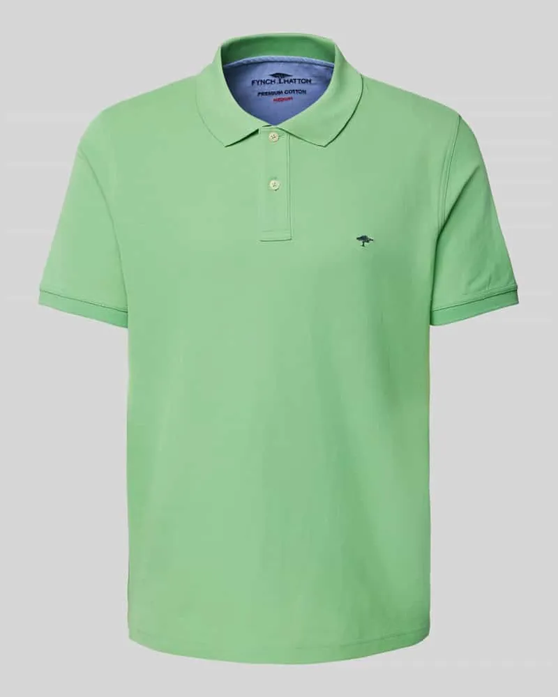 Fynch-Hatton Regular Fit Poloshirt mit Logo-Stitching 