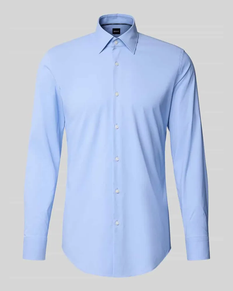 HUGO BOSS Slim Fit Businesshemd aus atmungsaktivem Material Modell 'KENT 