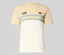 T-Shirt mit Label-Stitchings und Rundhalsausschnitt